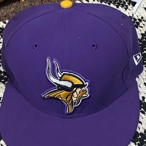 New era official on field NFL Vikings hats